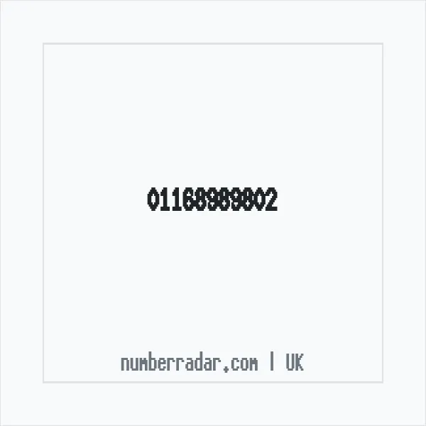 Reverse number check for +44 116 898 9802 — who called me?