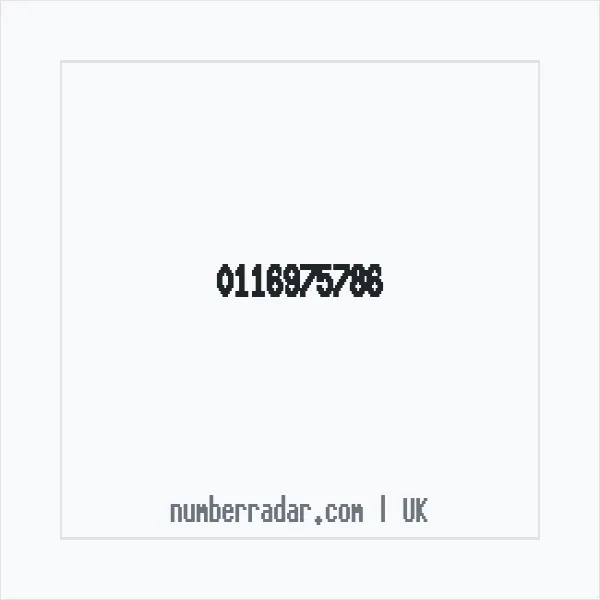 Reverse number check for +44 116975786 — who called me?