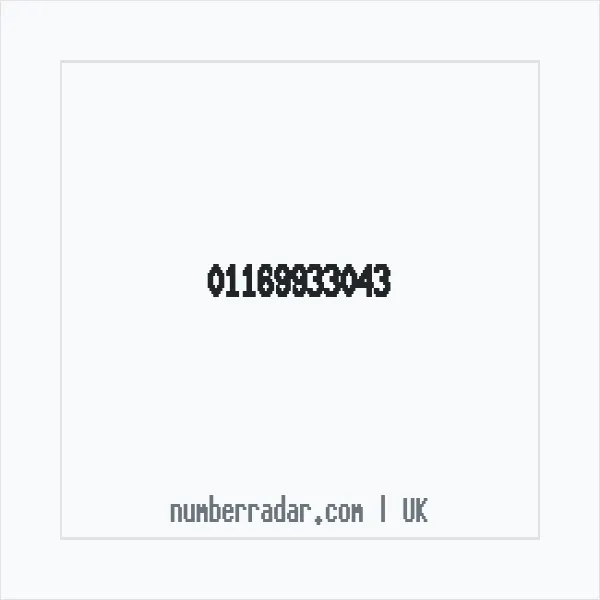 Reverse number check for +44 116 993 3043 — who called me?