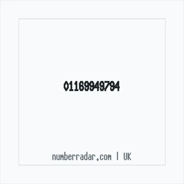 Reverse number check for +44 116 994 9794 — who called me?