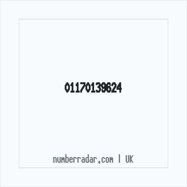 Reverse number check for +44 117 013 9624 — who called me?