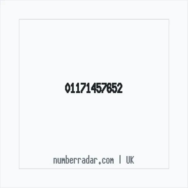 Reverse number check for +44 117 145 7652 — who called me?