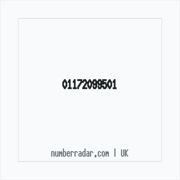 Reverse number check for +44 117 209 9501 — who called me?