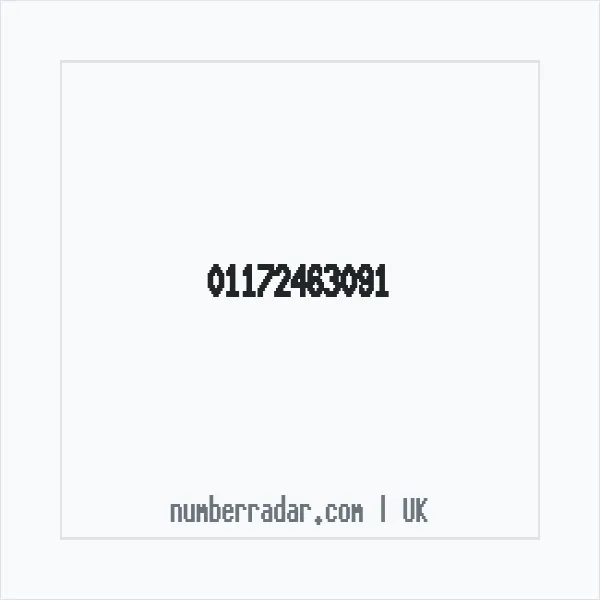 Reverse number check for +44 117 246 3091 — who called me?