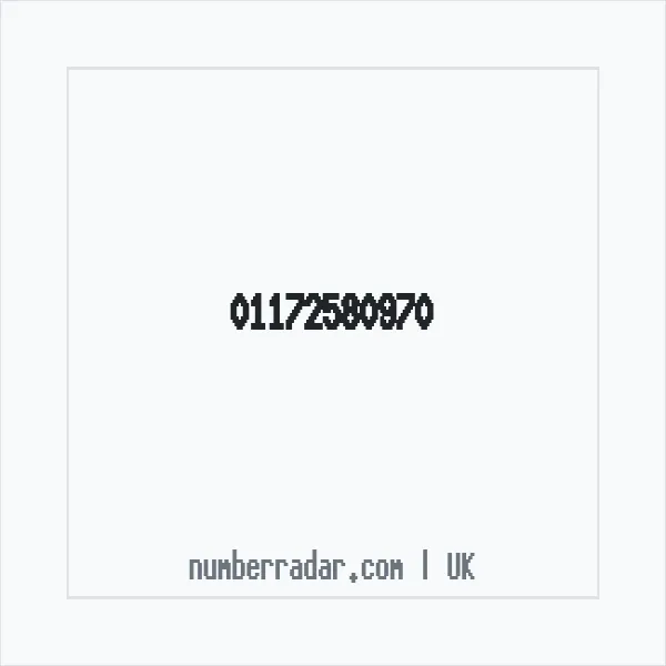 Reverse number check for +44 117 258 0970 — who called me?