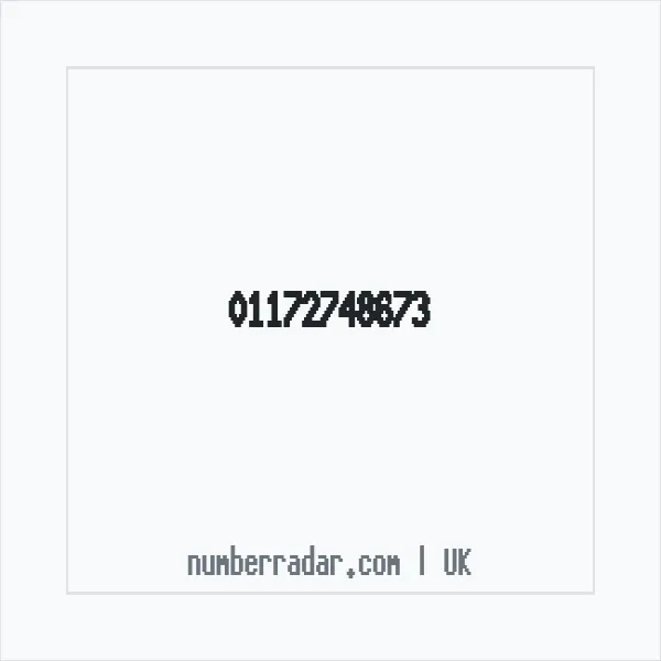 Reverse number check for +44 117 274 8673 — who called me?