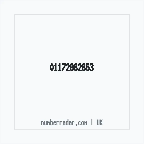 Reverse number check for +44 117 296 2653 — who called me?