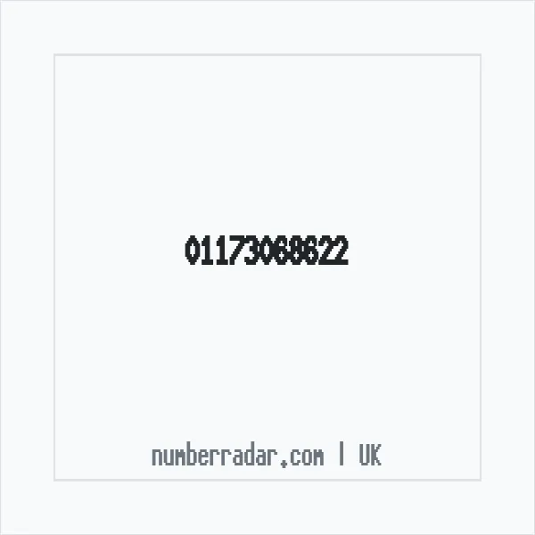 Reverse number check for +44 117 306 8622 — who called me?