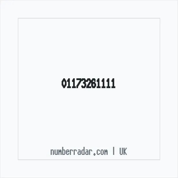 Reverse number check for +44 117 326 1111 — who called me?
