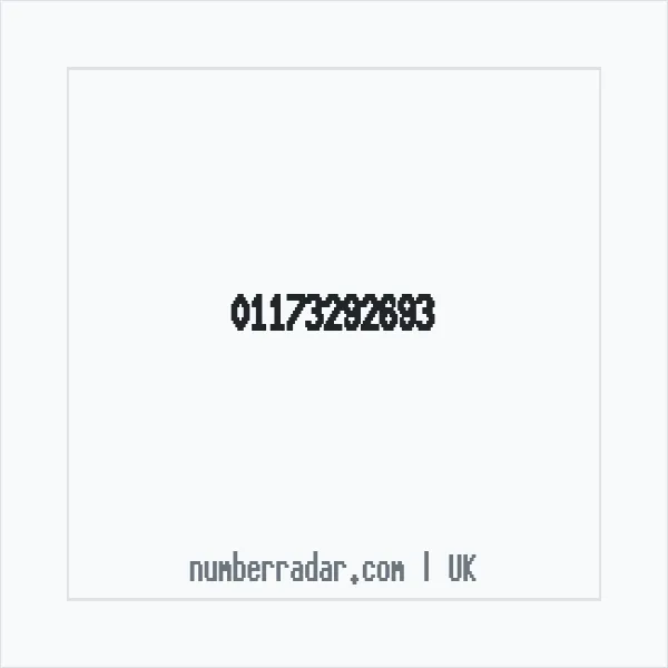 Reverse number check for +44 117 329 2693 — who called me?