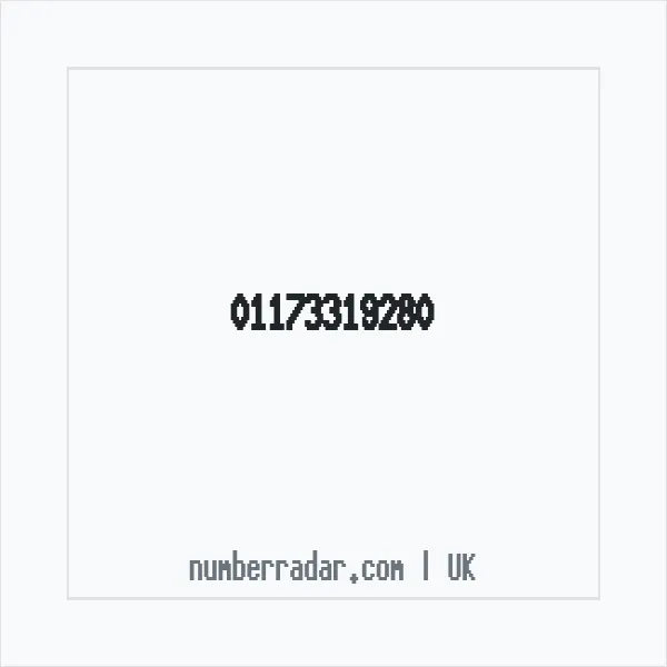 Reverse number check for +44 117 331 9280 — who called me?
