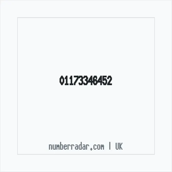 Reverse number check for +44 117 334 6452 — who called me?