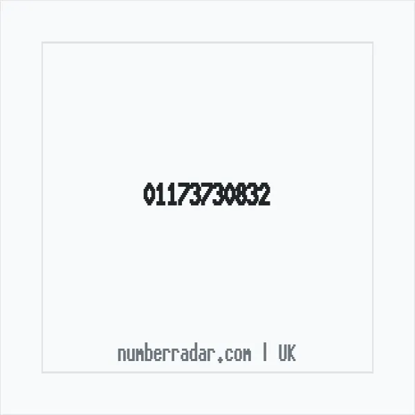 Reverse number check for +44 117 373 0832 — who called me?
