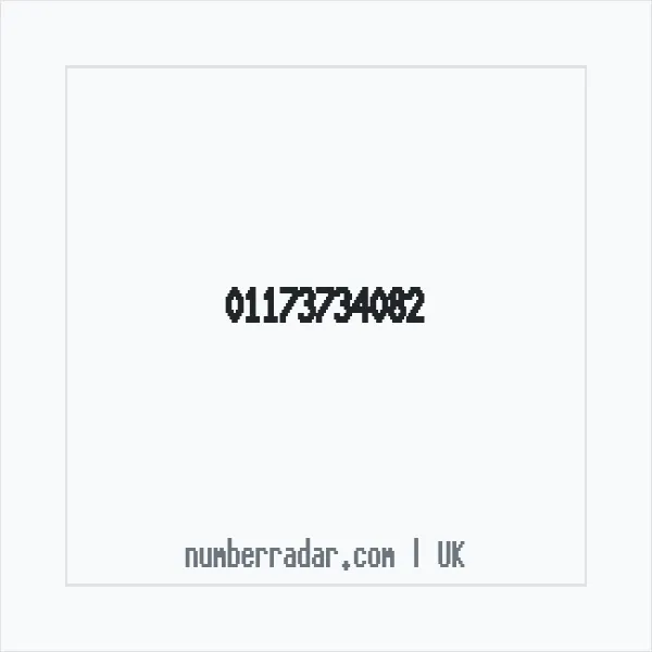 Reverse number check for +44 117 373 4082 — who called me?