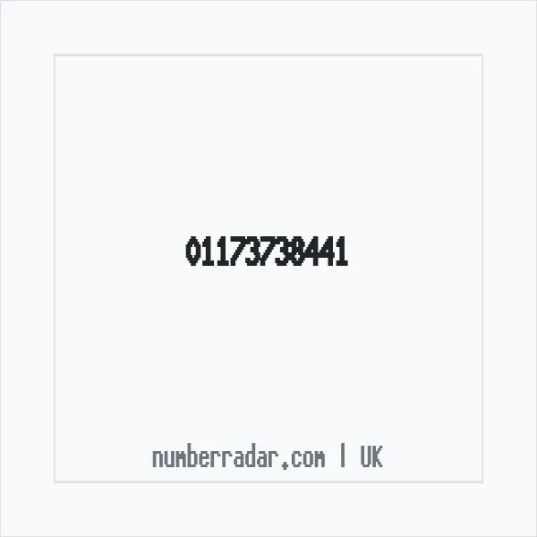 Reverse number check for +44 117 373 8441 — who called me?