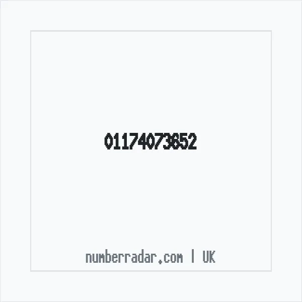 Reverse number check for +44 117 407 3652 — who called me?