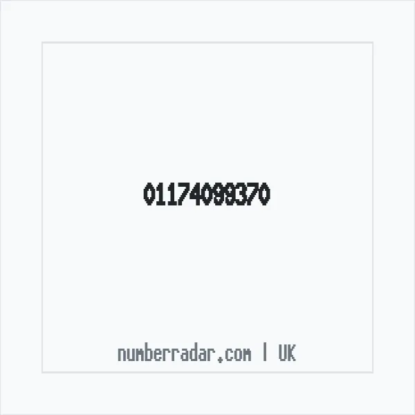 Reverse number check for +44 117 409 9370 — who called me?