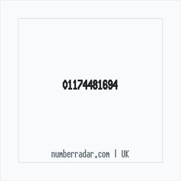 Reverse number check for +44 117 448 1694 — who called me?