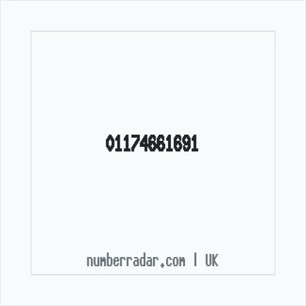 Reverse number check for +44 117 466 1691 — who called me?