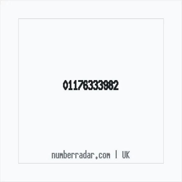Reverse number check for +44 117 633 3982 — who called me?