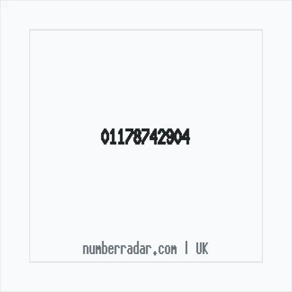 Reverse number check for +44 117 874 2904 — who called me?