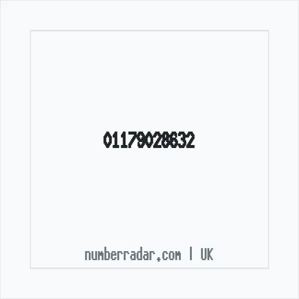Reverse number check for +44 117 902 8632 — who called me?