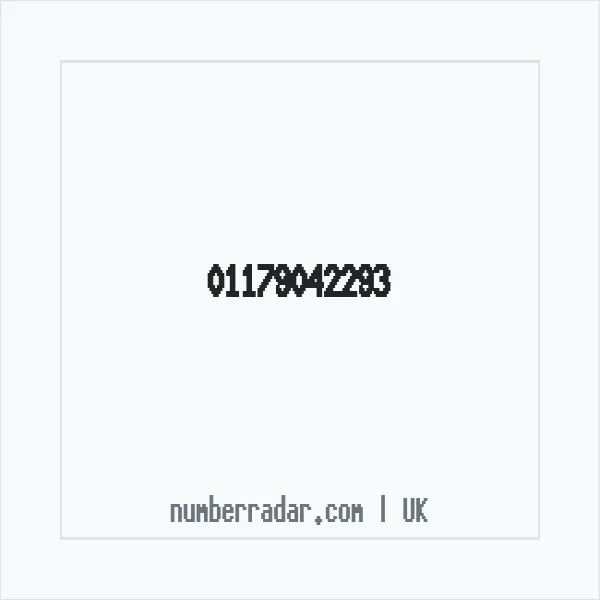 Reverse number check for +44 117 904 2293 — who called me?
