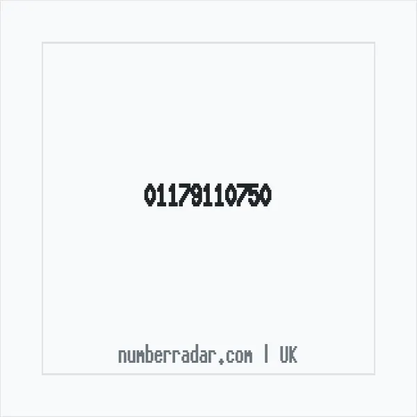 Reverse number check for +44 117 911 0750 — who called me?