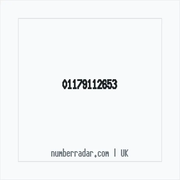Reverse number check for +44 117 911 2653 — who called me?
