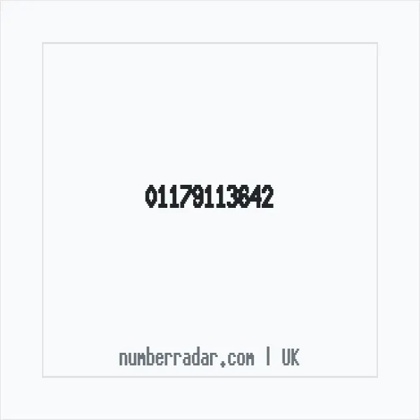 Reverse number check for +44 117 911 3642 — who called me?