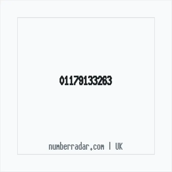 Reverse number check for +44 117 913 3263 — who called me?