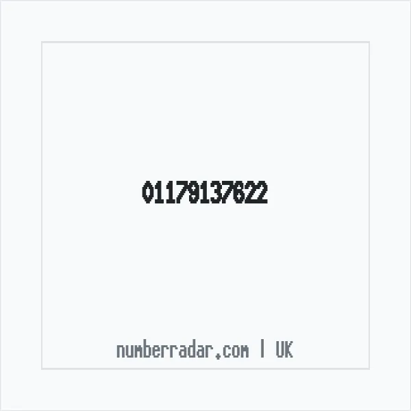 Reverse number check for +44 117 913 7622 — who called me?