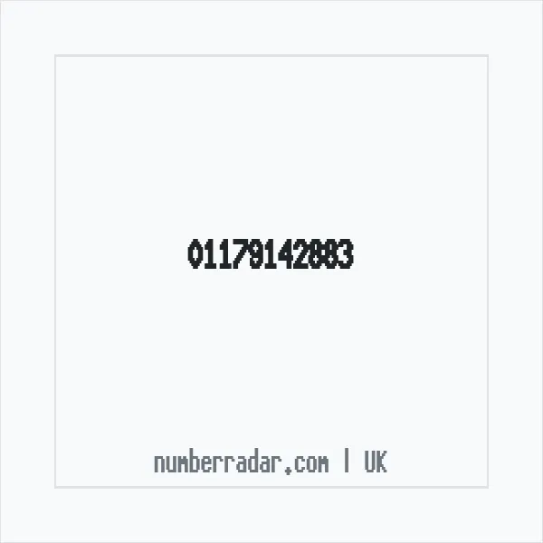 Reverse number check for +44 117 914 2883 — who called me?