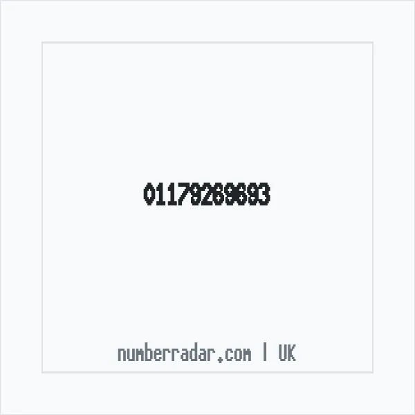 Reverse number check for +44 117 926 9693 — who called me?