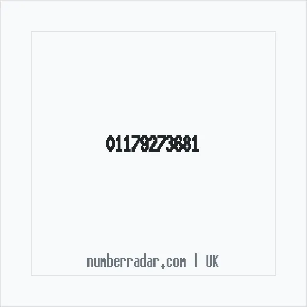 Reverse number check for +44 117 927 3681 — who called me?