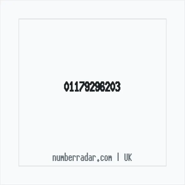 Reverse number check for +44 117 929 6203 — who called me?