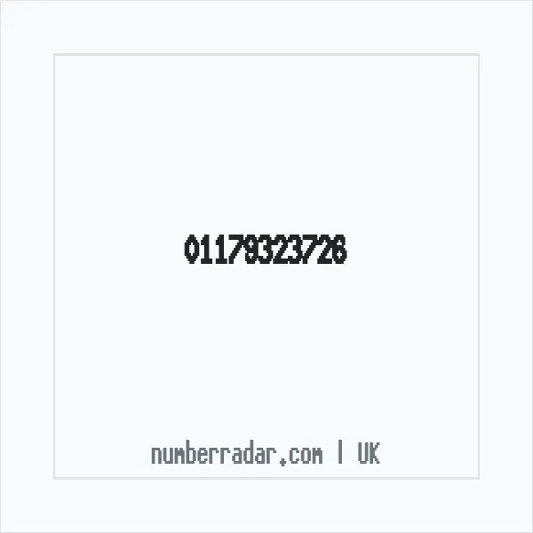 Reverse number check for +44 117 932 3726 — who called me?