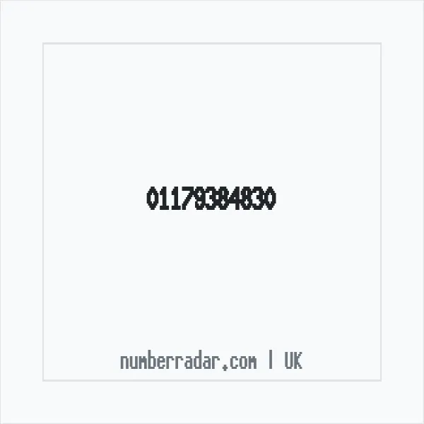 Reverse number check for +44 117 938 4830 — who called me?