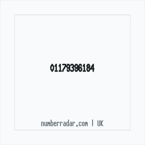 Reverse number check for +44 117 939 6184 — who called me?