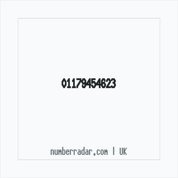 Reverse number check for +44 117 945 4623 — who called me?