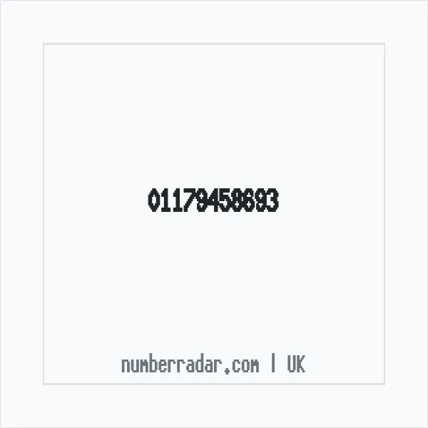 Reverse number check for +44 117 945 8693 — who called me?