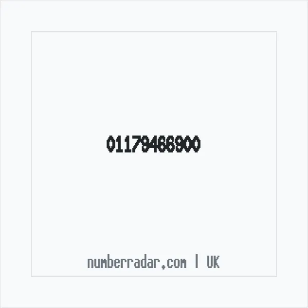 Reverse number check for +44 117 946 6900 — who called me?