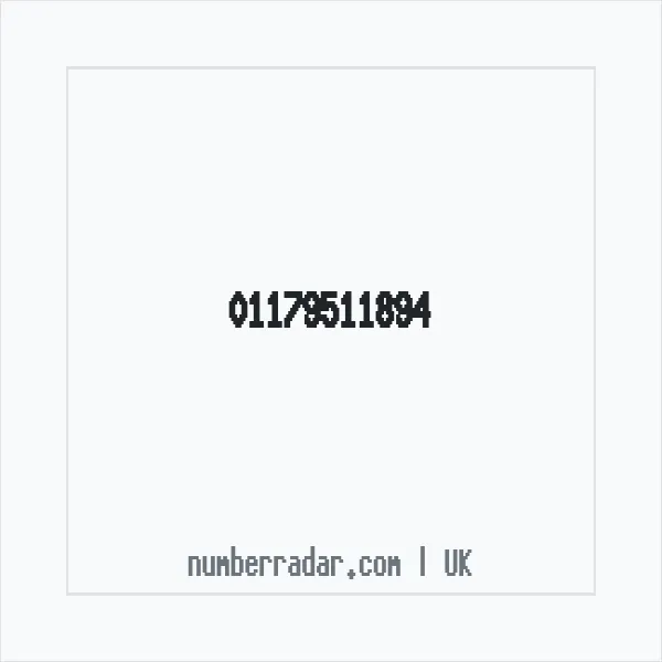 Reverse number check for +44 117 951 1894 — who called me?
