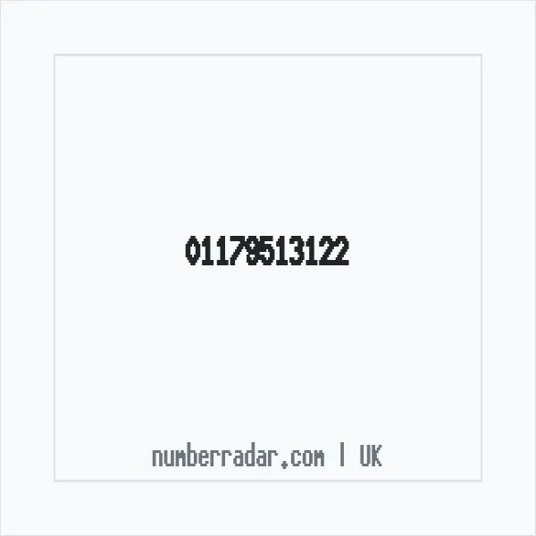 Reverse number check for +44 117 951 3122 — who called me?