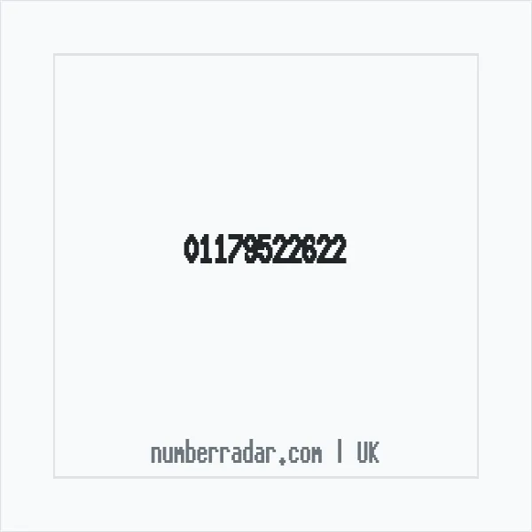 Reverse number check for +44 117 952 2622 — who called me?