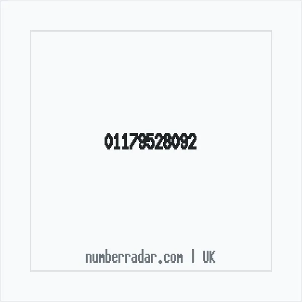 Reverse number check for +44 117 952 8092 — who called me?