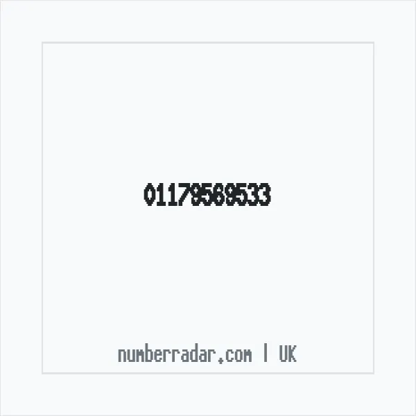 Reverse number check for +44 117 956 9533 — who called me?