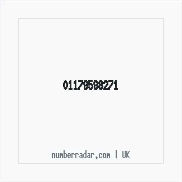 Reverse number check for +44 117 959 8271 — who called me?