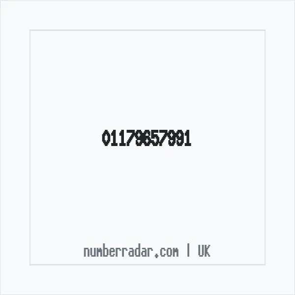 Reverse number check for +44 117 965 7991 — who called me?