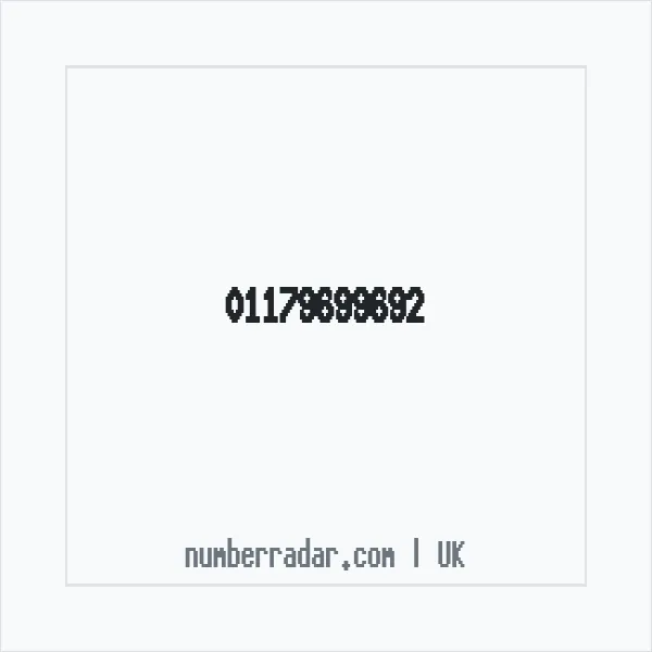 Reverse number check for +44 117 969 9692 — who called me?